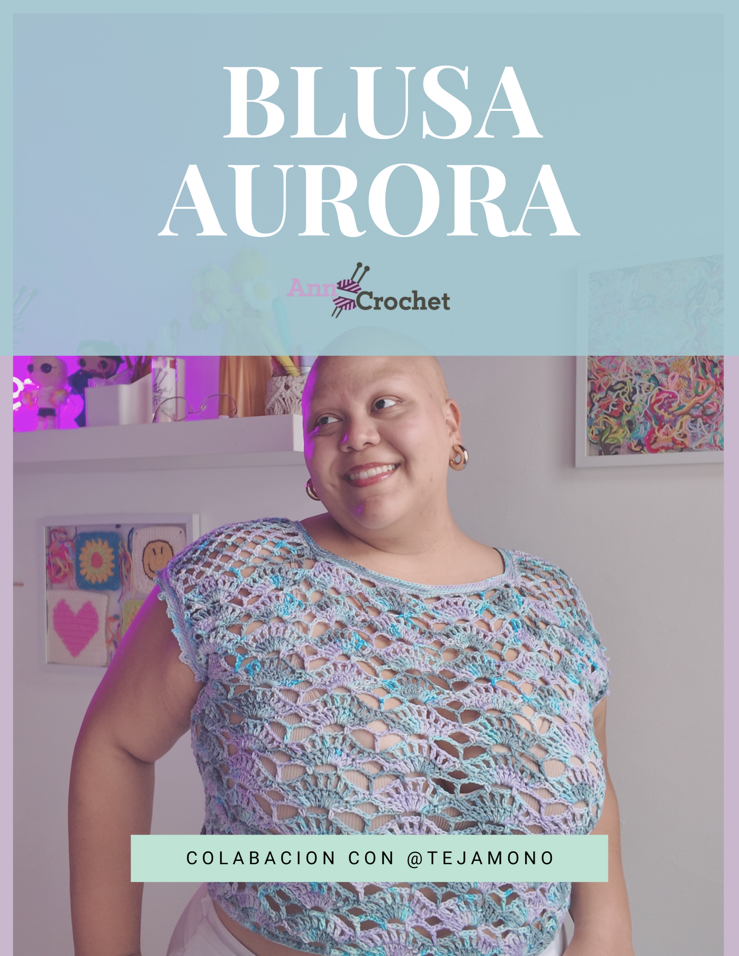 🧶 Curso Grabado: Blusa Aurora – Disponible para todo el mundo