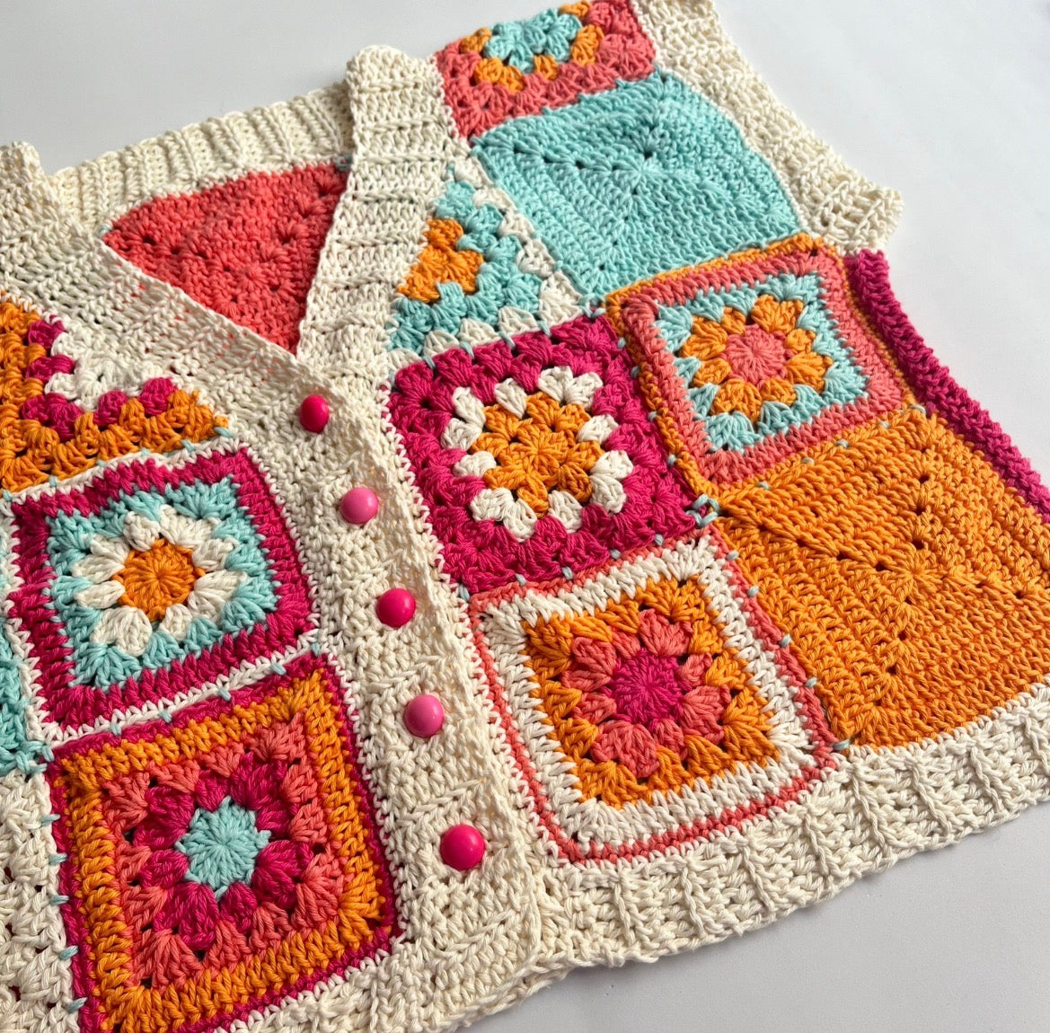 🧶 Chaleco Ava– Taller Digital Paso a Paso